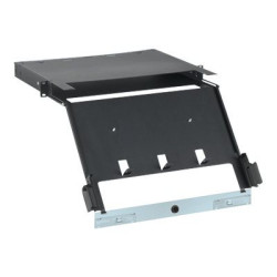 Panduit Opticom QuickNet Rack Mount Fiber Cassette Enclosure - Alloggiamento pannello di cablaggio - nero - 1U - 19"