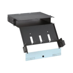 Panduit Opticom QuickNet Rack Mount Fiber Cassette Enclosure - Alloggiamento pannello di cablaggio - nero - 2U - 19"