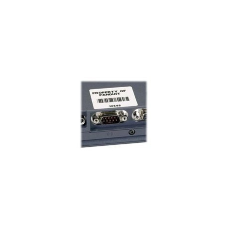 Panduit P1 General Component Label Cassettes - Poliestere - bianco - 25.4 x 50.8 mm 200 etichette (1 rotolo(i) x 200) etichette