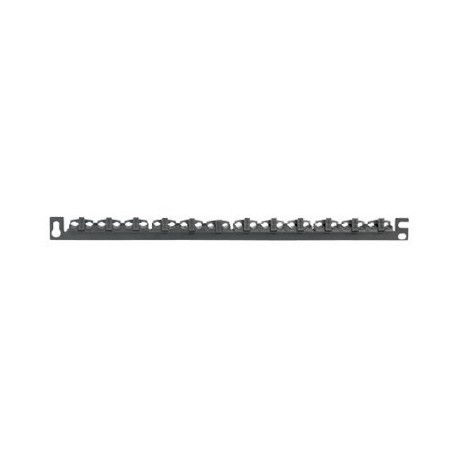 Panduit Strain Relief Bar with Clips - Pressacavo - 1U - 19"