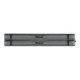 Panduit Tool-Less Blanking Panel - Pannello di riempimento - nero - 2U - 19"