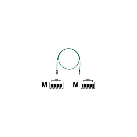 Panduit TX6 10Gig - Cavo patch - RJ-45 (M) a RJ-45 (M) - 3 m - SFTP - CAT 6a - schermato, senza alogeni, antiaggrovigliamento, 