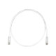 Panduit TX6 PLUS - Cavo patch - RJ-45 (M) a RJ-45 (M) - 1.5 m - UTP - CAT 6 - schermato, antiaggrovigliamento, bloccato - bianc