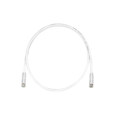 Panduit TX6 PLUS - Cavo patch - RJ-45 (M) a RJ-45 (M) - 1.5 m - UTP - CAT 6 - schermato, antiaggrovigliamento, bloccato - bianc