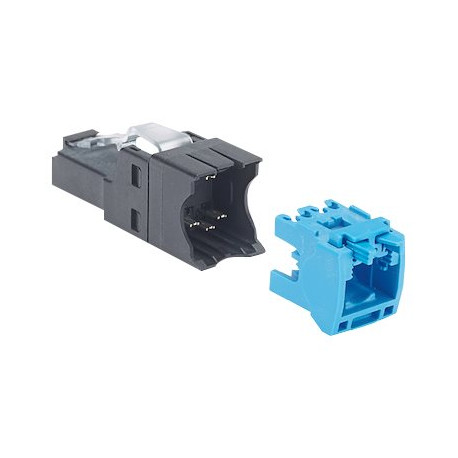 Panduit TX6A 6A UTP Field Term RJ45 Plug - Connettore di rete - Field Term RJ45 (P) - CAT 6a - IEEE 802.3af/IEEE 802.3at/IEEE 8