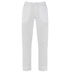 Pantalone Cameron - da donna - taglia L - bianco - Giblor's