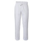 Pantalone cuoco Plutone - unisex - taglia L - bianco - Giblor's