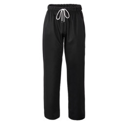 Pantalone cuoco Plutone - unisex - taglia L - nero - Giblor's