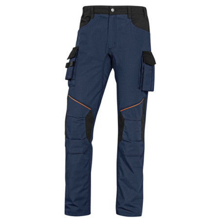 Pantalone da lavoro Mach 2 Corporate - twill/poliestere/cotone - taglia L - blu/nero - Deltaplus