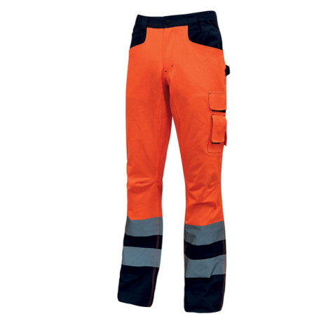 Pantalone invernale alta visibilitA' Beacon - arancio  fluo - taglia L - U-Power