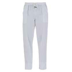 Pantalone Pitagora - unisex - taglia L - bianco - Giblor's