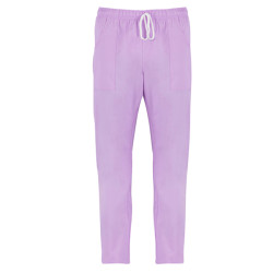 Pantalone Pitagora - unisex - taglia L - lilla chiaro - Giblor's