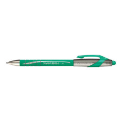 Paper Mate FlexGrip ELITE - Penna a sfera - verde - 1.4 mm - larga - retrattile (pacchetto di 12)