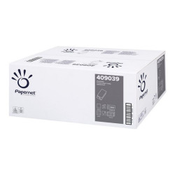 Papernet Standard - Asciugamani - pura cellulosa - 266 fogli - piega a V - bianco