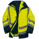 Parka 5 in 1 Optimum 3 alta visibilitA' - taglia M - giallo fluo - Deltaplus