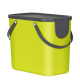 Pattumiera Albula - 25 L - verde lime - Rotho