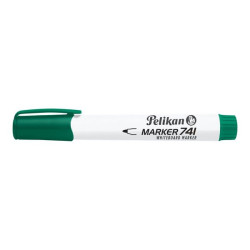 Pelikan 741 - Marcatore - non permanente - per lavagna bianca, superficie non porosa - verde (pacchetto di 10)