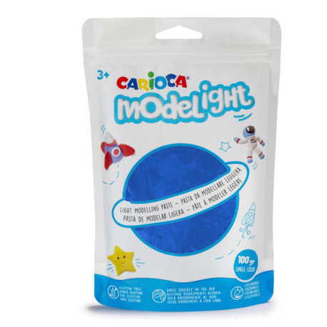 Pasta Model Light - 100 gr - blu - Carioca