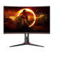 AOC Gaming Monitor 27 2K Curvo VA Panel 2560x1440 165Hz 4ms VESA Tilt Height Adjust