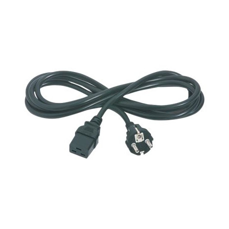 APC - Cavo di alimentazione - IEC 60320 C19 a power CEE 7/7 (M) - 230 V c.a. V - 2.5 m - nero - per P/N: SMT2200I-AR, SMT2200R2