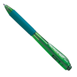 Penna a sfera a scatto Feel It - verde - punta 1,0mm - Pentel