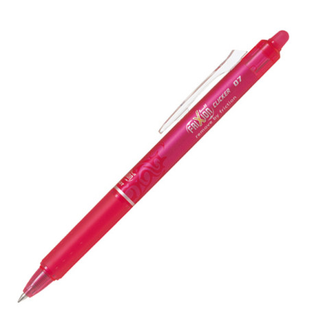 Penna a sfera a scatto Frixionball Clicker - punta 0,7mm  - rosa - Pilot