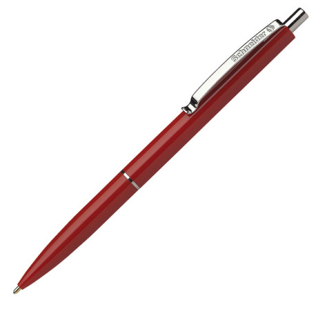 Penna a sfera a scatto K15 - punta media - rosso - Schneider