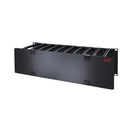 APC Cable Management - Pannello gestione cavi rack con coperchio - nero - 3U - per P/N: SMTL1000RMI2UC, SMX1000C, SMX1500RM2UC,