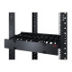 APC Horizontal Cable Manager Single-Sided with Cover - Pannello gestione cavi rack con coperchio - nero - 1U - per P/N: SMTL100