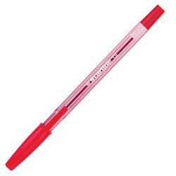 Penna a sfera con cappuccio  - punta media 1,0mm - rosso - Starline -  conf. 50 pezzi