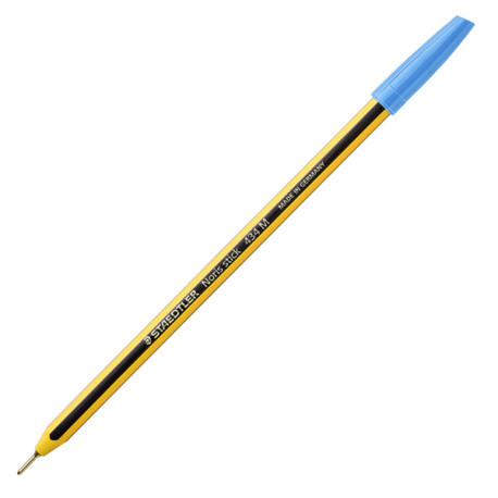 Penna a sfera Noris Stick - punta 1,0mm - azzurro chiaro - Staedtler - conf. 10 pezzi