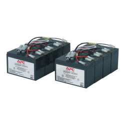 APC Replacement Battery Cartridge -12 - Batteria UPS - 2 batteria x - Piombo - nero - per P/N: DL5000RMT5U, SU3000R3IX160, SU50