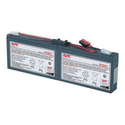 APC Replacement Battery Cartridge -18 - Batteria UPS - 1 batteria x - Piombo - nero - per P/N: AP1250RM, PS450, SC1500, SC250RM