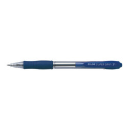 Penna sfera a scatto Super Grip - punta fine 0,7 mm - blu - Pilot