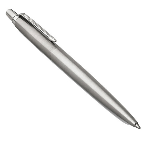 Penna sfera Jotter Core Stainless Steel - punta M - fusto acciaio - Parker