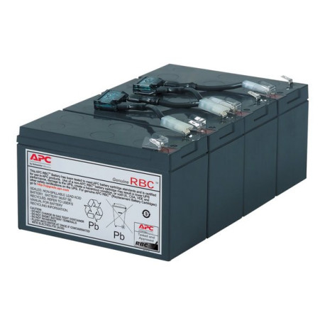 APC Replacement Battery Cartridge -8 - Batteria UPS - Piombo - nero - per P/N: SU1400RM, SU1400RMBX120, SU1400RMI, SU1400RMX106