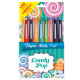 Pennarello Flair Nylon - colori assortiti Candy Pop - Papermate - conf.16 pezzi