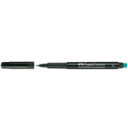 Pennarello Multimark universale permanente con gomma - punta fine 0,6mm - nero - Faber Castell