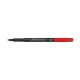 Pennarello Multimark universale permanente con gomma - punta media 1,0mm - rosso - Faber Castell