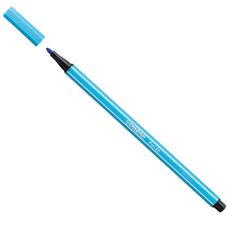 Pennarello Pen 68 - azzurro 57 - Stabilo