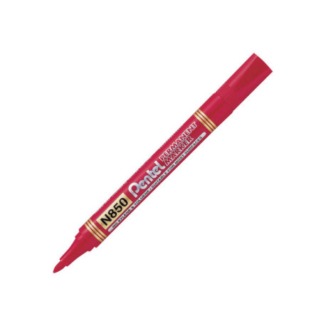 Pentel - Marcatore - permanente - rosso - inchiostro a base alcolica - 2 mm