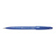 Pentel Arts Touch Sign Pen - Penna con punta a pennello - blu - inchiostro base acqua - 0.3-0.7 mm