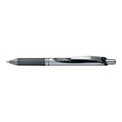 Pentel EnerGel XM - Penna a sfera - nero - inchiostro gel - 0.7 mm - medio - retrattile