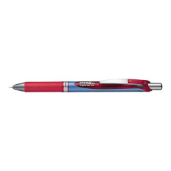 Pentel EnerGel XM - Penna a sfera - rosso - inchiostro gel - 0.5 mm - extra fine - retrattile