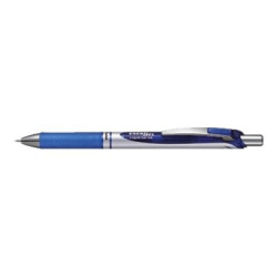 Pentel EnerGel XM Klick - Penna a sfera - blu - inchiostro gel - 0.7 mm - medio - retrattile