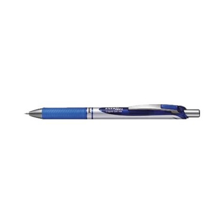 Pentel EnerGel XM Klick - Penna a sfera - blu - inchiostro gel - 0.7 mm - medio - retrattile