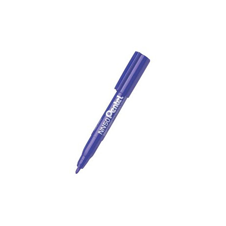 Pentel Green Label - Marcatore - permanente - blu - 1 mm