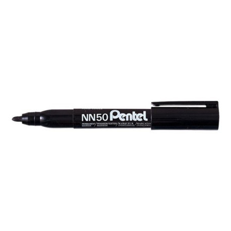 Pentel Green Label - Marcatore - permanente - nero - 1 mm - fine