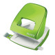 Perforatore 5008 New NeXXt WOW - passo 8 cm - max 30 fogli - 2 fori - verde lime - Leitz