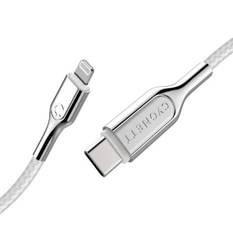 Armoured Lightning to USB-C Cable 2M - White